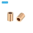 thumbnail image 3 of Unique Bargains 5/64'/2mm Wire Rope Stop Sleeve,Crimping Loop Sleeve for Wire Rope and Cable Ferrule,Metallic,30 Pack, 3 of 5