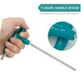 thumbnail image 5 of Professional Hex Allen Wrench Set with T Handle, Comprehensive Sizes from 2mm to 10mm, Hexagonal Wrench Tools for Mechanical Repairs, 5 of 6