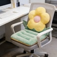 thumbnail image 4 of weibbin Coussin de Chaise en Forme de Fleur Dossier Intégré pour Bureau Assise Prolongée Protection de la Taille Coussin de Siège, 4 of 6