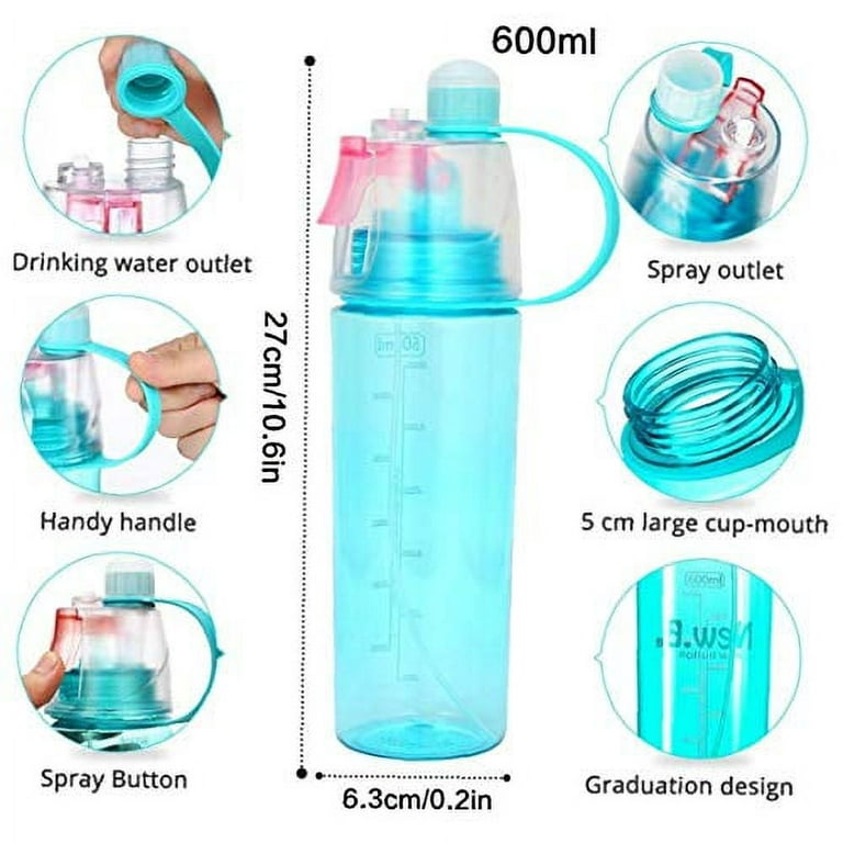 drink spray water bottles/plastic drinking water