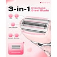 thumbnail image 2 of Afeitadora eléctrica PRITECH LD-8001 recargable para mujer, 2 of 6