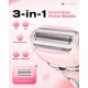 thumbnail image 2 of Afeitadora eléctrica PRITECH LD-8001 recargable para mujer, 2 of 6