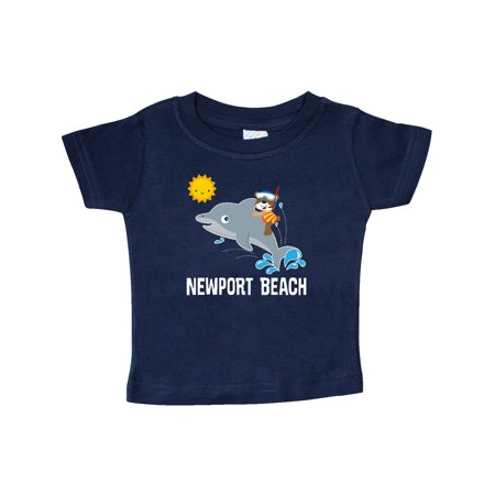 

Inktastic Newport Beach California Dolphin Gift Baby Boy or Baby Girl T-Shirt