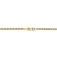 thumbnail image 4 of 14k Yellow Gold 2mm Diamond Cut Quadruple Rope Chain w/ Lobster Clasp 22", 4 of 5