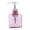 Pink, variant on Farfi 100/250/450ml Press Type Empty Transparent Multiple Capacities Lotion Bottle Shampoo Refillable Storage Bottle (Transparent,100ML)