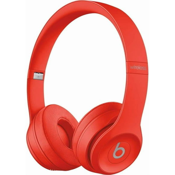 Auriculares supraaurales inalámbricos Beats Solo3, color rojo cítrico, renovados