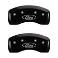 thumbnail image 4 of MGP 4 Caliper Covers Engraved Front & Rear Oval logo/Ford Black finish silver ch Fits select: 2013-2018 FORD FUSION SE, 4 of 6
