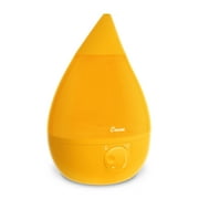 “Crane 1 Gallon Cool Mist Humidifier ideal for Bedroom, Baby Nursery, Office, and Plants - Orange