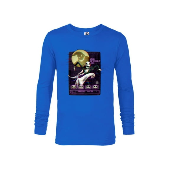 Tim Burton’s The Nightmare Before Christmas King of Fright - Long Sleeve T-Shirt for Men - Customized-Royal