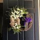 thumbnail image 2 of Fiudx Corona de Pascua, Diseño de Ramo Floral Primaveral, Material Plástico de Alta Calidad, Fácil de Colgar, Ideal para Puerta de Entrada, Sala de Estar y Fiesta de Pascua, 30 Cm., 2 of 6