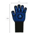 thumbnail image 6 of Unique Bargains Oven Mitts Heat-Resistant Cooking Gloves Blue Fire 12.6x5inch, 6 of 6