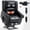 Black, variant on Dual Motor Power Lift Chair, Lay Flat Recliner Chair, Electric Recliner with Massage and Heat for Elderly, Remote Control, Infinite Position, Standing Assistance, USB Ports, Genuine Leather, Brown