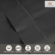 thumbnail image 5 of Casa Platino Juego de Sábanas Tamaño King – 100% Egyptian Cotton, 1000 Hilos, Acabado Satinado Ultrasuave para Hotel, Resistente a la Decoloración, Sábana Ajustable de 15” – Negro, 5 of 6