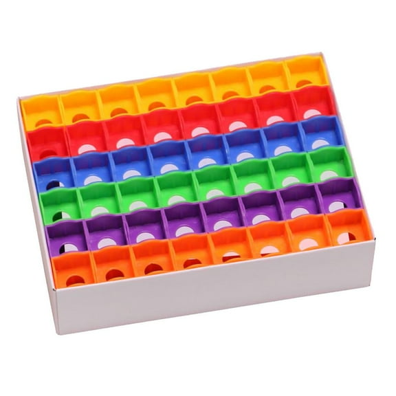 144 Pcs / Box Multi-Color Billiards Snooker Pool Chalk Holder Case