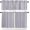Grey Purple, variant on Blue Grey Stripes Kitchen Curtains, Simple Striped Lines Minimalist Modern 3-Piece Kitchen Curtain Valance and Tiers Set 36 Inch Length, Rod Pocket Half Window Curtains for Cafe Living Room Bathroom