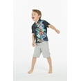 thumbnail image 5 of Hawaii Hangover Boy Aloha Luau Shirt in Orchid Paradise in Navy, 5 of 5