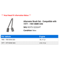 thumbnail image 2 of Alternator Brush Set - Compatible with 1977 - 1981 BMW 320i 1978 1979 1980, 2 of 2