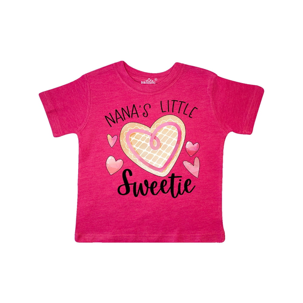 INKtastic - Inktastic Nana's Little Sweetie with Pink Heart Cookie ...