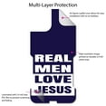 thumbnail image 4 of DistinctInk Custom SKIN / DECAL compatible with OtterBox Commuter for iPhone 11 Pro (5.8" Screen) - Navy Real Men Love Jesus - Show Your Love of Christ, 4 of 5