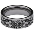 thumbnail image 4 of Steampunk Clock Tungsten Carbide Ring, 4 of 9
