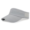 thumbnail image 3 of Dwellite Women Sun Visor Hat Sport Wear Athletic Visor Sun Sports Visor Hat Visor Adjustable Light Gray, 3 of 6