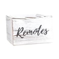 thumbnail image 3 of Caja de almacenamiento de escritorio de madera Caja de almacenamiento de escritorio para mesa Sala de estar Oficina Blanco, 3 of 9