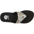 thumbnail image 2 of Yellow Box Padmell Women's EVA Wedge Rhinestone Sandals Comfort, 2 of 3