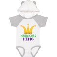 thumbnail image 3 of Inktastic Mardi Gras King Celebration Party Boys Baby Bodysuit, 3 of 5