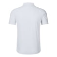 thumbnail image 5 of BangWanChi Men's Solid Color Lapel Collar Shirt Summer Short Sleeve Button Down Top with Chest Pocket for Men, 5 of 5