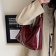 thumbnail image 4 of Bolso Hombro Mujeres Exquisitas Axila Capacidad Casual PU Cuero Put Trendy Hobo Trazo Date Bolsos, 4 of 9