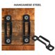 thumbnail image 3 of unbranded 50Jgo Conectores Para Muebles En Negro Duraderos Y Resistentes, 3 of 6