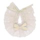 thumbnail image 1 of Collar De Gato Baberos De Encaje Con Bordado Floral Bufanda De Gatito Ajustable Adorno De Decoración Linda Collar De Lazo - Amarillo M, 1 of 9