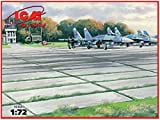 icm models soviet pag-14 airfield plates building kit, 1:72 scale