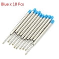 thumbnail image 1 of 10 Pcs Blue Ink Parker Style Standard 1.0mm Ballpoint Pen Refills Nib Medium, 1 of 4