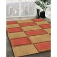 thumbnail image 3 of Ahgly Company Machine Washable Indoor Round Transitional Orange Area Rugs, 4' Round, 3 of 7