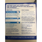 LACTAID Fast Act Chewables Vanilla Twist 32 Tablets (Pack of 3)