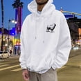 thumbnail image 4 of KHONTS He Left the 99 to Find Me Sweatshirt for Men Christian Fashion Graphic Hooded Sweatshirt Long Sleeve Hoodies White XXXL, 4 of 6