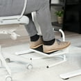 thumbnail image 5 of VIVO White Ergonomic Height Adjustable Standing Foot Rest Relief Platform, 5 of 8