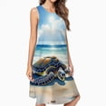 thumbnail image 2 of Beach Turtle Dress Elegant Party Dresses Evening Dresses Women Dress Sleeveless Dress Ladies Dresses, 2 of 4