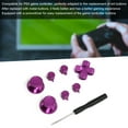 thumbnail image 3 of Game Controller Button Set Controller Buttons Replacemrnt Replacement Parts For PS4Purple, 3 of 8