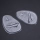thumbnail image 5 of WORGEOUS Almohadilla de masaje de gel para pies Plantillas para el antepié Cojín para aliviar el dolor para tacones altos (transparente), 5 of 7