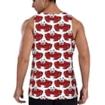 thumbnail image 3 of Gaeub Cute Red Crab Men's Athletic Tank Top, Workout Sleeveless Shirts, Running Tank Tops for Gym, Running, Training - 4X-Large, 3 of 9