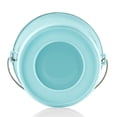 thumbnail image 4 of Novomoskovsjka Posuda Turquoise Enamel Bucket with Lid and Plastic Bottom Protection 12.7 Qt (12 L) Enameled Steel Kitchen Bucket for Storing Water Grains or Tools, 4 of 4