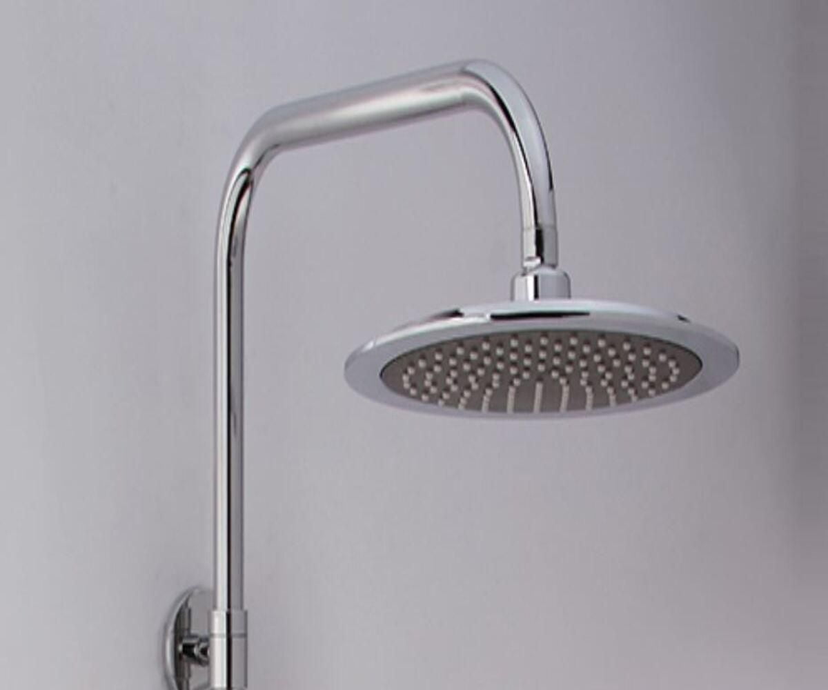 DROP Bath and Kitchen DR091028 Ensemble de douche mural rond en couleur chrome