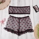 thumbnail image 3 of Gibobby Conjunto ropa interior mujer Conjunto de ropa interior de encaje para mujer, conjunto de ropa interior y ropa interior de encaje con correa(Negro, M), 3 of 5