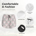 thumbnail image 4 of Daiia Beautiful Rabbit1 Pattern Women's 2 in 1 Running Shorts - Lightweight Athletic Workout Gym Yoga Shorts Liner with Phone Pockets-Medium, 4 of 7