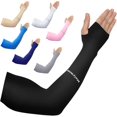 thumbnail image 1 of 2025 Latest Model Arm Sleeves for Men Women Work 1 Pair UV Sun Protection UPF, 1 of 5