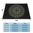 thumbnail image 4 of XMXT Flannel Throw Blanket for Couch, Scandinavian Circle Runes Bed Sofa Decor Blankets for Home Bedroom, 40 x 30 inches, 4 of 9