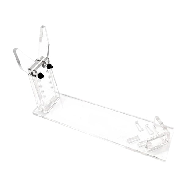 Soporte acrílico para exhibición de juguetes, estante ajustable para pistola, exhibición de encimera para tiendas minoristas, decoración de mesa para Claro