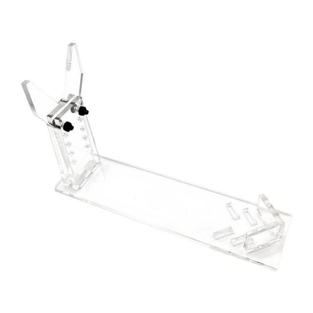 Soporte acrílico para exhibición de juguetes, estante ajustable para pistola, exhibición de encimera para tiendas minoristas, decoración de mesa para Claro